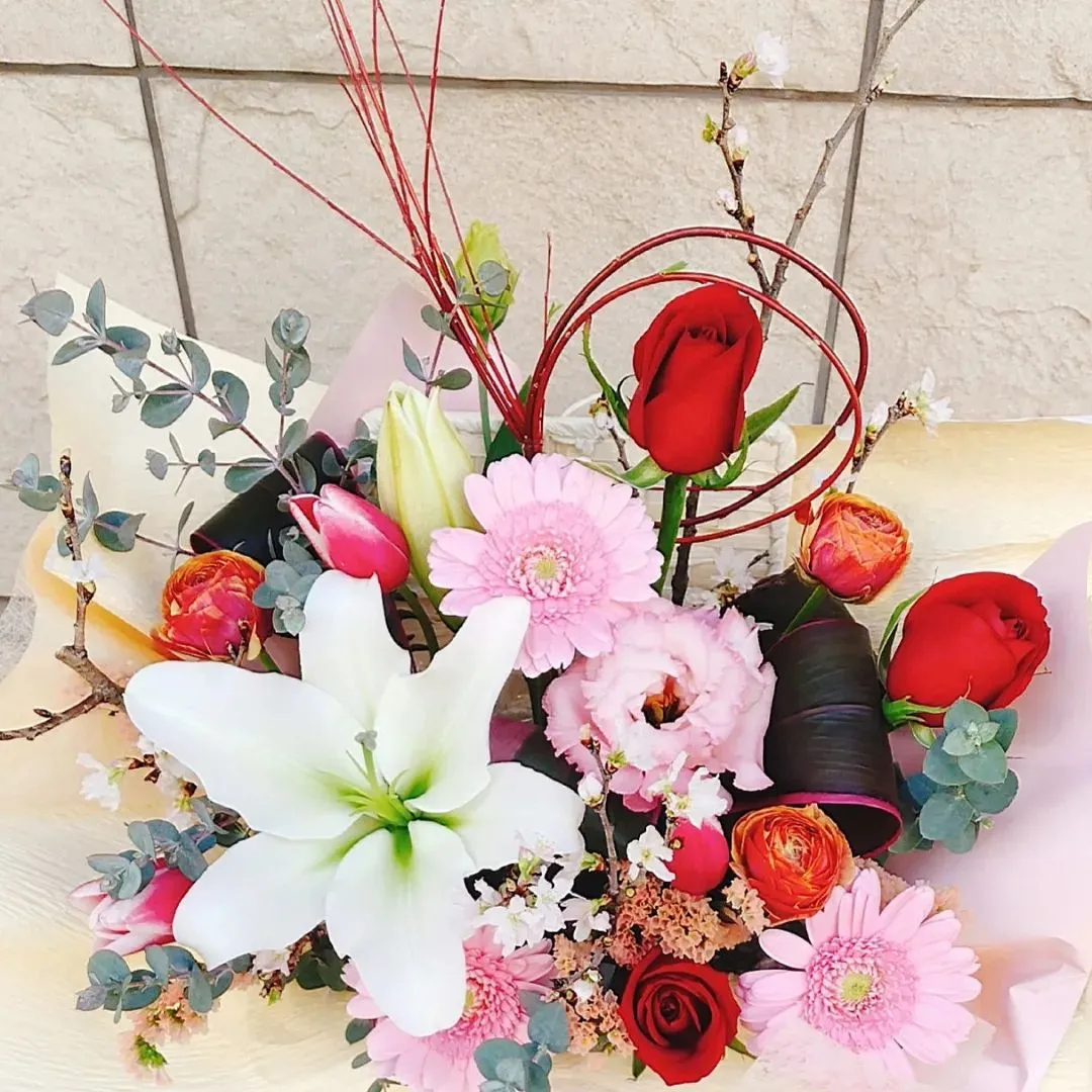 桜入りアレンジメント