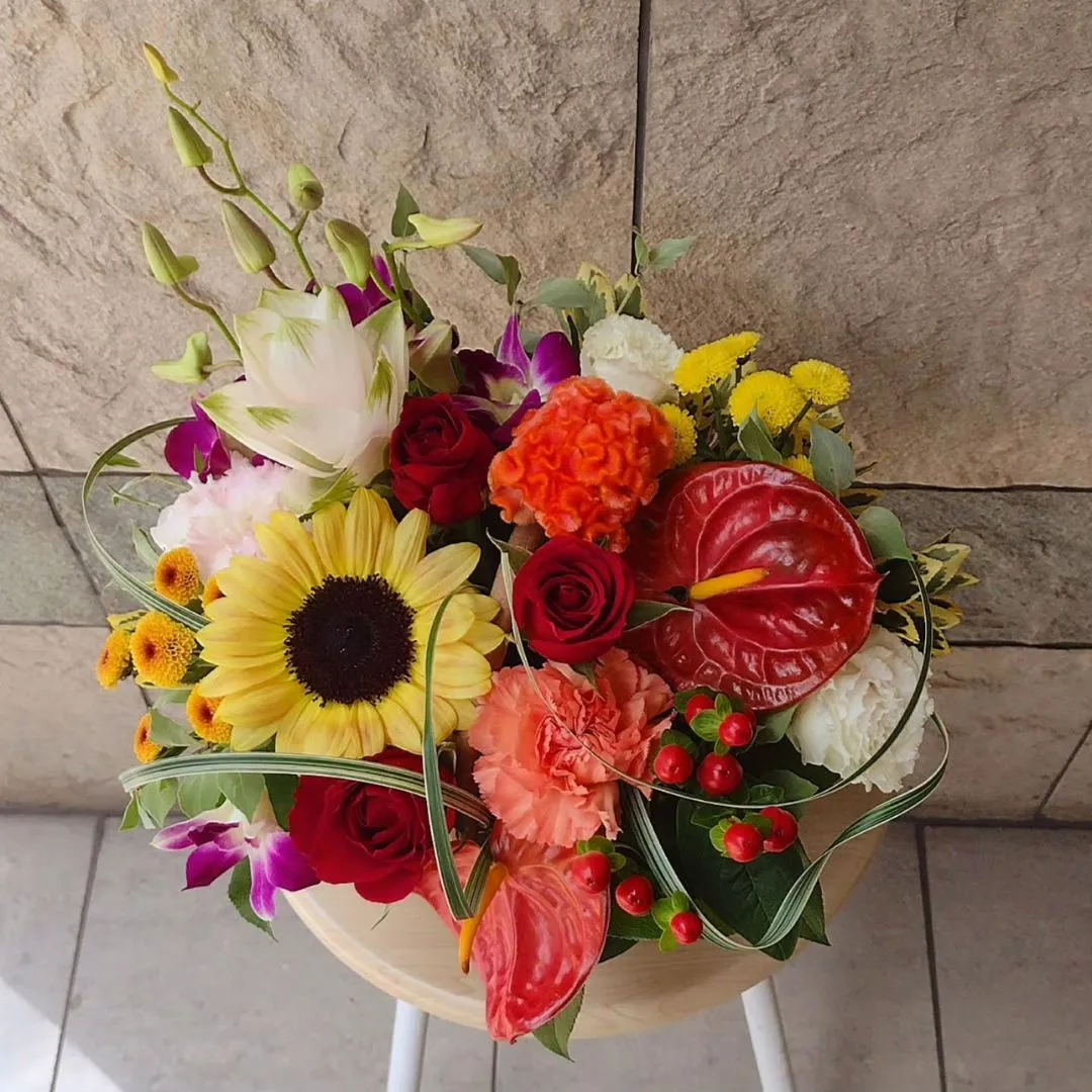 発表会のお祝いにご注文頂きました。