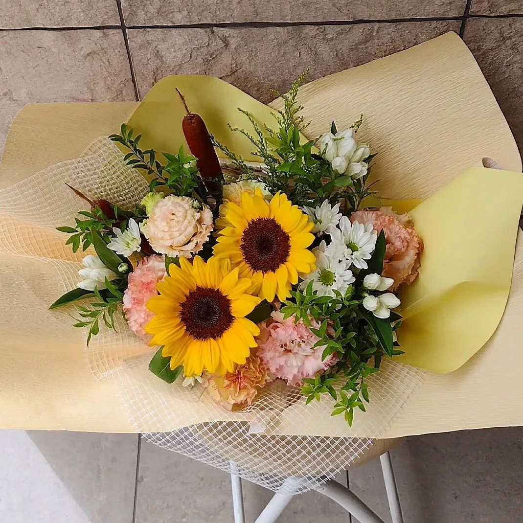 お盆用のアレンジメントです。