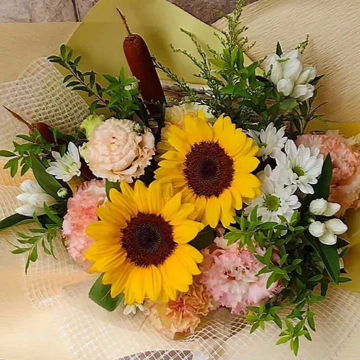 お盆用のアレンジメントです。