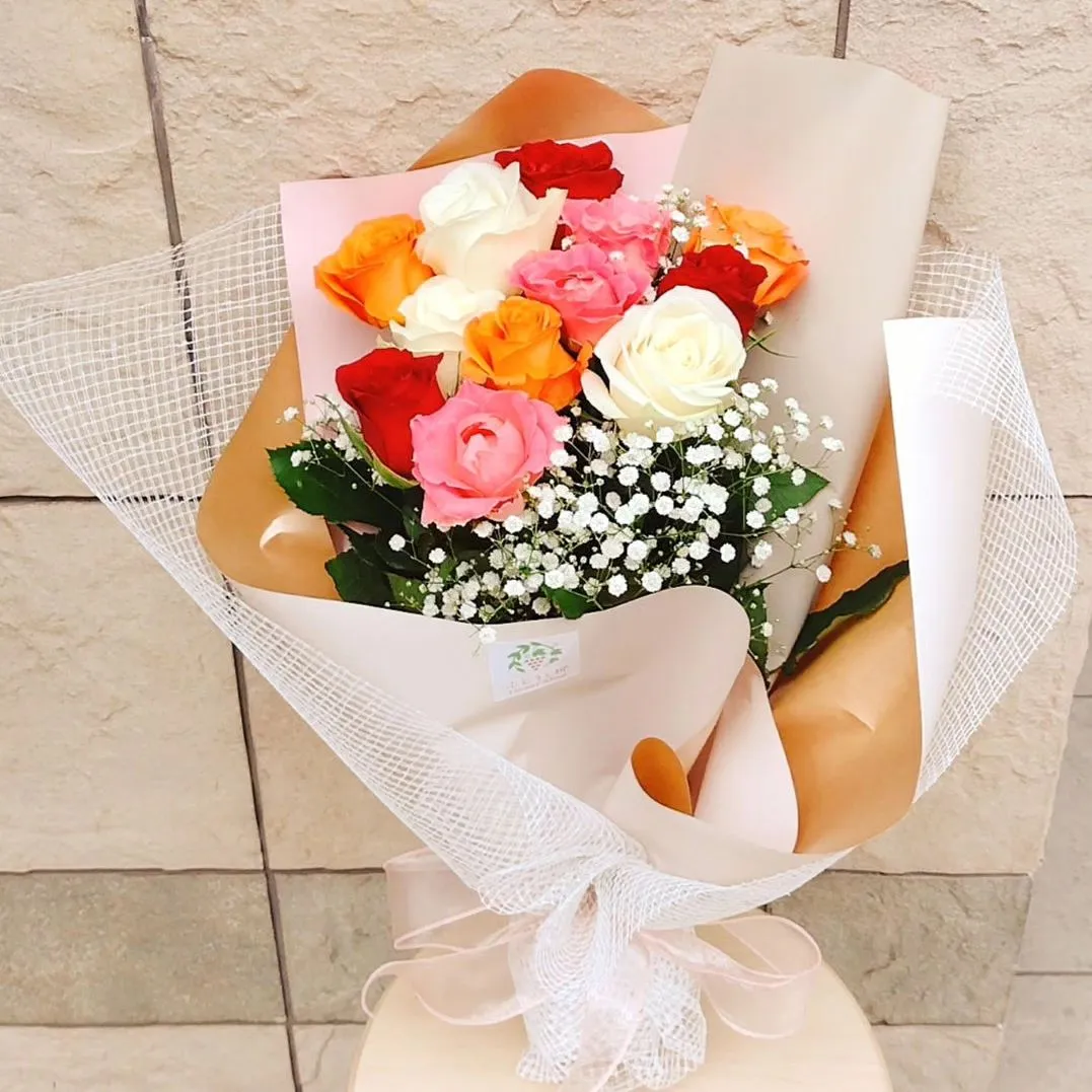 プロポーズ用にダズンローズの花束のご注文頂きました。