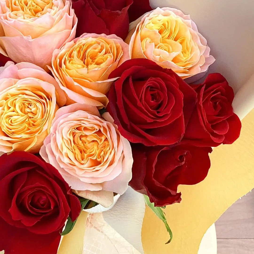 プロポーズ用のダズンローズのブーケ🌹